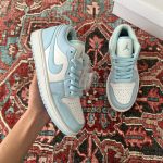 جردن وان بدون ساق آبی _jordan1 low aluminium blue