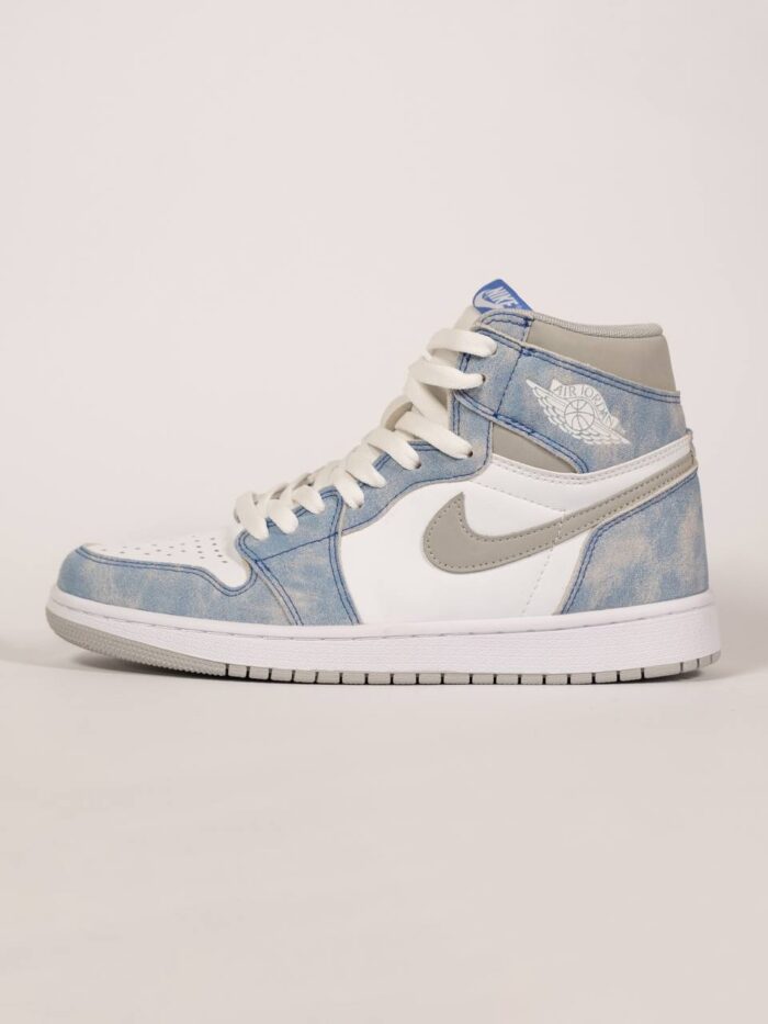 جردن وان ساقدار آبی طوسی / Jordan1 hyper royal - تصویر 2