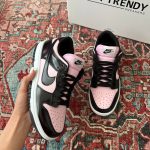 دانک لو بلک پتنت پینک/ dunk low black patent pink