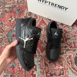 جردن لو بلک کرک/Jordan low black Croc