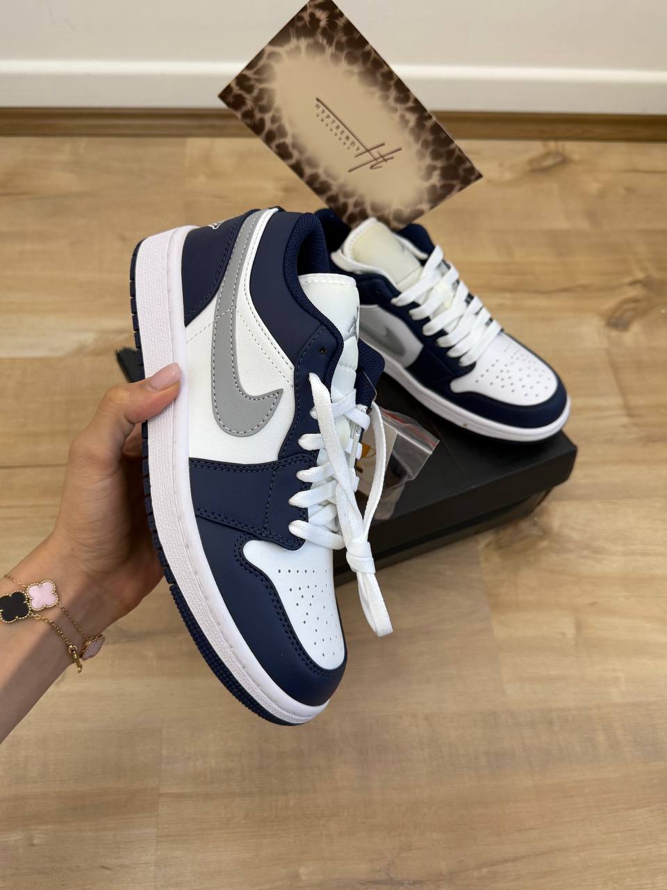 photo_2026-08-16_14-26-07 جردن وان لو سرمه ای /Jordan 1 low midnight navy - Image 1