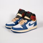 جردن وان ساقدار قرمز آبی /Jordan 1 high Union LA