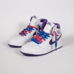 جردن وان ساقدار سفید بنفش /Jordan 1 high court purple