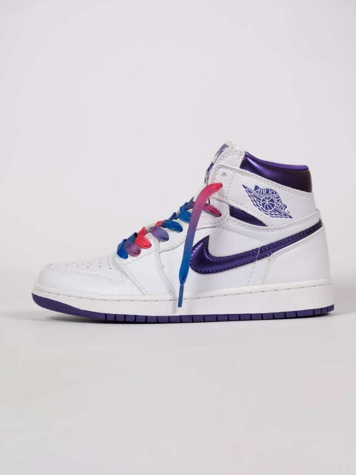 جردن وان ساقدار سفید بنفش /Jordan 1 high court purple - تصویر 2