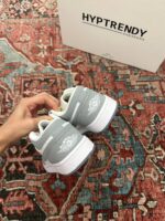 جردن وان لو طوسی سفید /Jordan 1 low wolf grey - تصویر 3