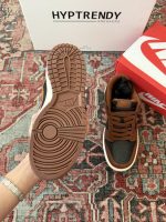 نایک دانک قهوه ای مشکی / Nike dunk brown black - تصویر 5