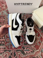Jordan 1 low quai 54 / جردن وان بدون ساق سفید مشکی آبی