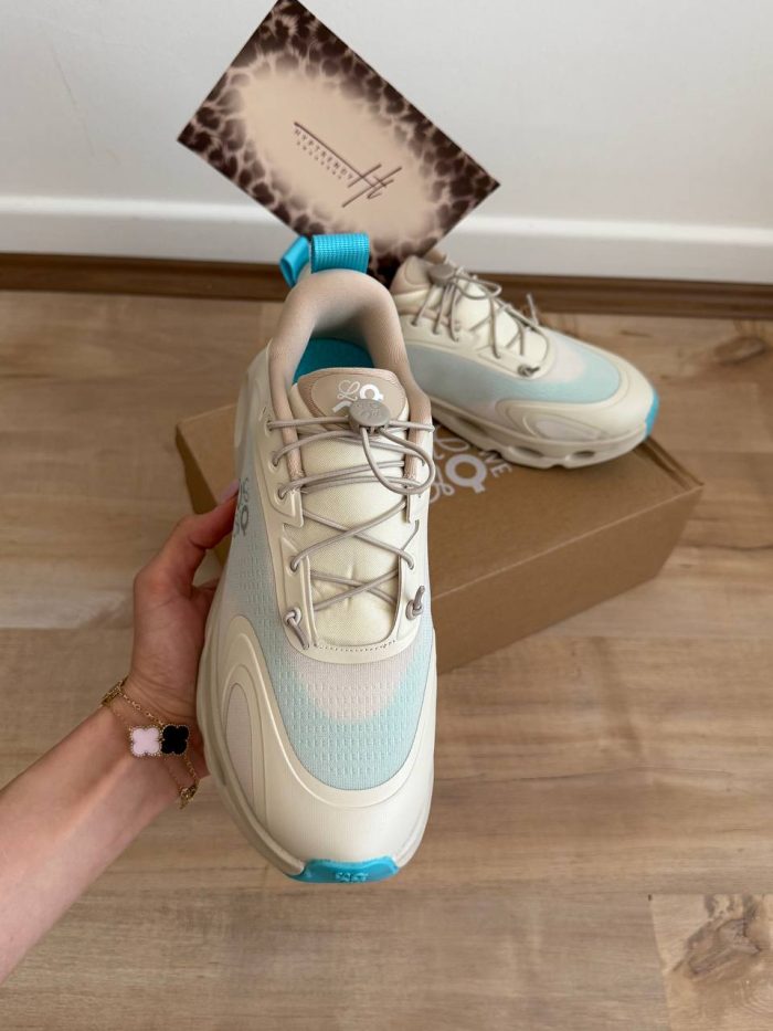 On cloudsolo cream blue / آن رانینگ کلود سولو کرم آبی - Image 4