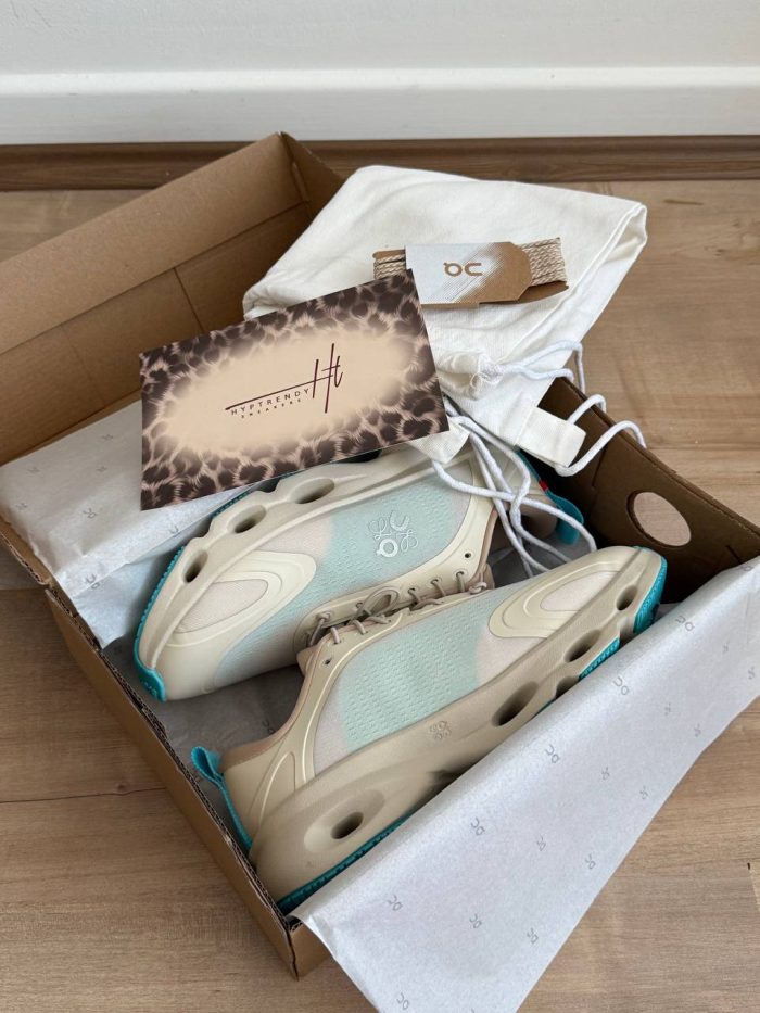 On cloudsolo cream blue / آن رانینگ کلود سولو کرم آبی - Image 2